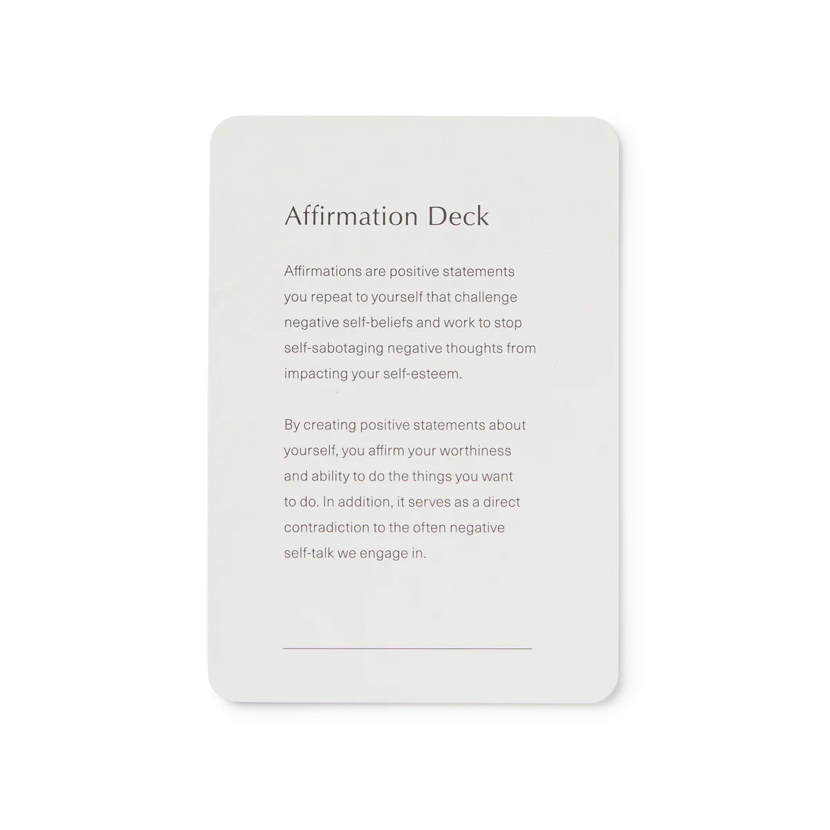 Affirmation Cards