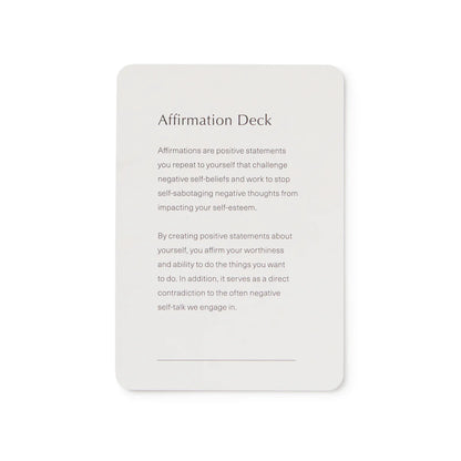 Affirmation Cards